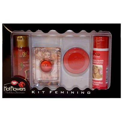 Kit Feminino Completo Hot Flowers